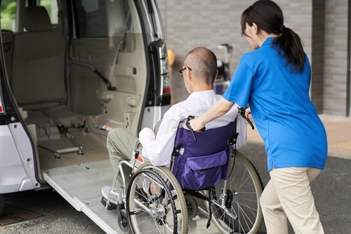 An Australian man uses taxi subsidies for wheelchair users to reduce his cab fare for this trip