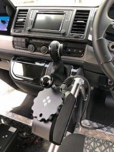 Interior of vehicle options for people with disability