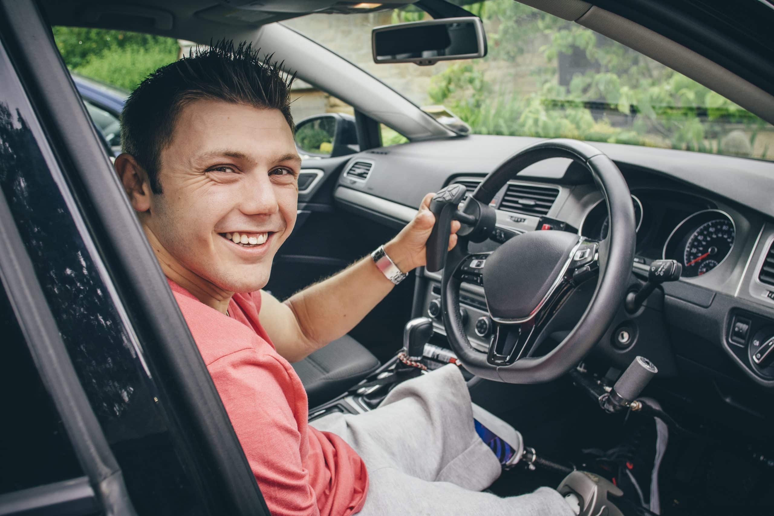 a disability insurance specialist makes this man happy