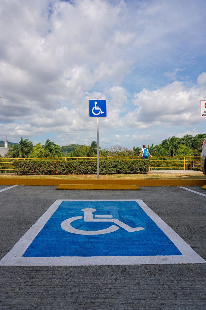 you should know about disability parking permit that the sign looks like this 