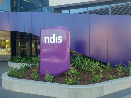 you can request an early ndis plan review at the HQ, pictured here