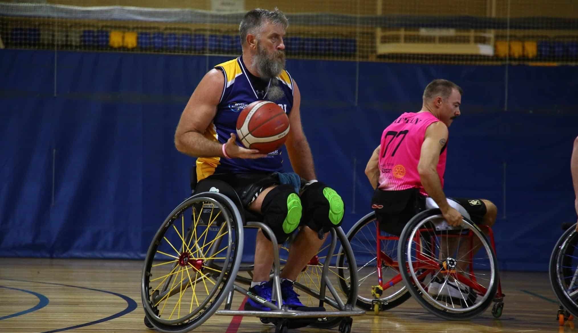 Stephen French trains for the Invictus Games.