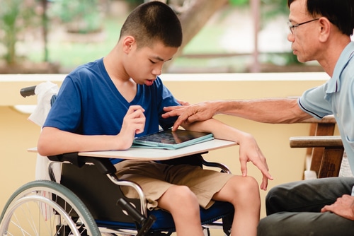 a tablet like this can be a good present for children with disabilities