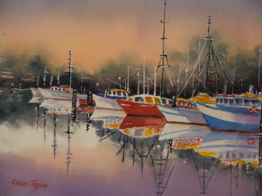 Accessible art in watercolour by Carol Taylor.
