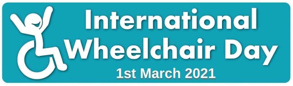 The International Wheelchair Day logo is designed by Hannah Ensor.