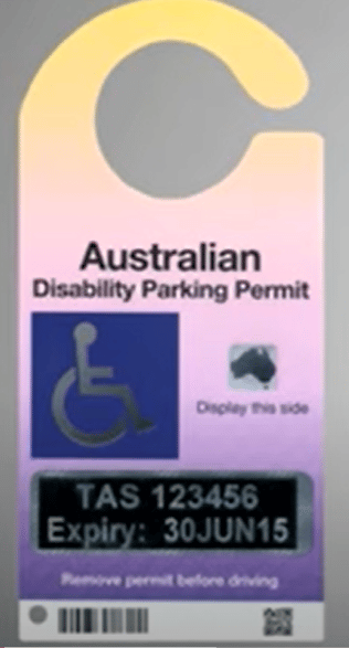 Why are disability parking permits different like this hook