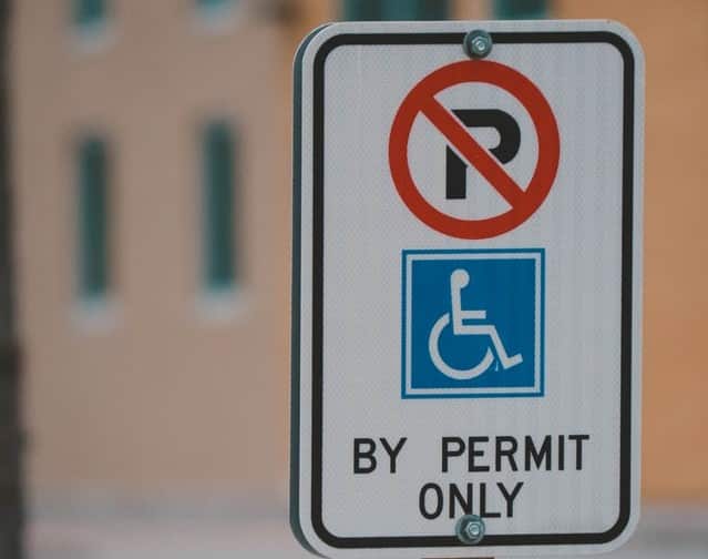 unlike accessible parking, spots for parking with prams is not a legal requirement
