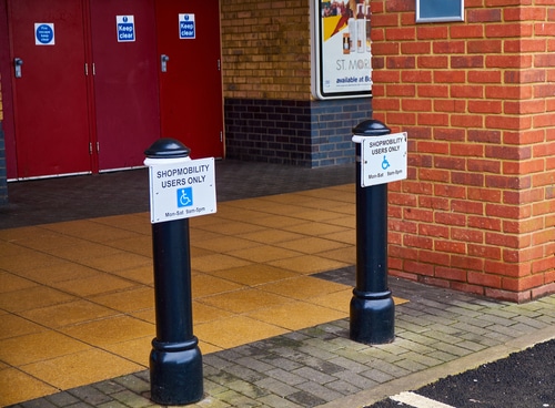 This UK on-post signage represents some of the best accessible parking around the world