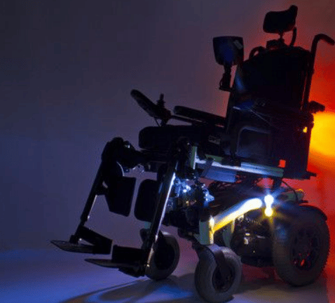 wheelchair advancement - LEDS. https://za.pinterest.com/pin/333196072402550873/