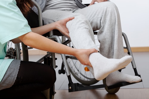 patient treated for autonomic dysreflexia