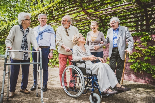 seniors with disability do walking as a community sport