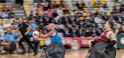 wheelchair rugby can be fast paced