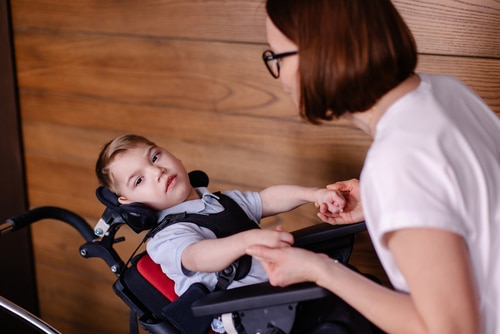 child with cerebral palsy