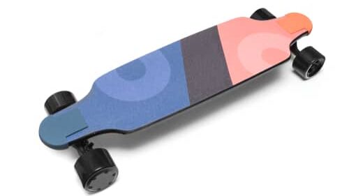 An electric skateboard which is now legally allowed to be used as a mobility aid in NSW