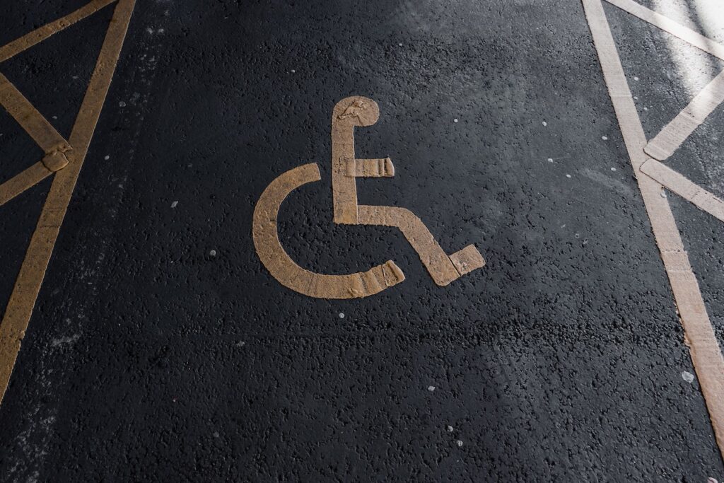 Displaying a disability parking permit is proof that a person is eligible to use an accessible space, no matter what they look like.