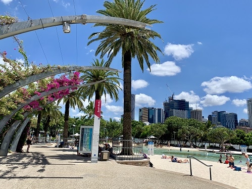 Sydney's wheelchair-friendly park.