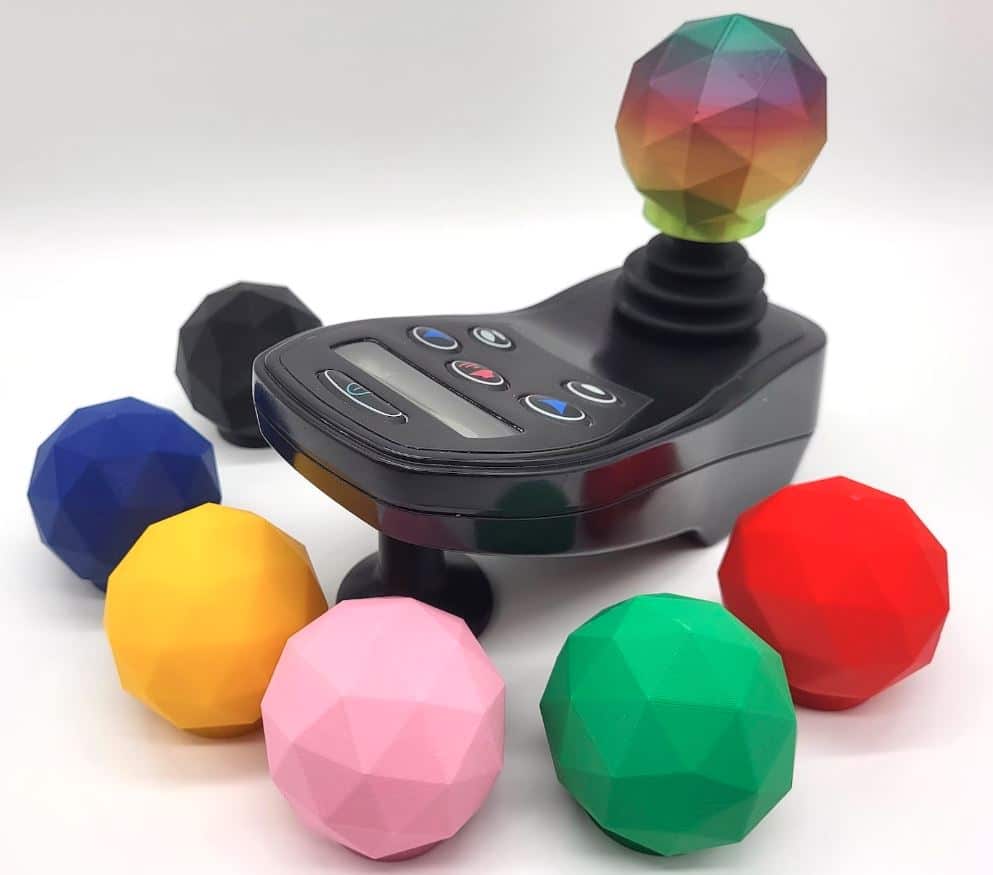 This GeoDome Replacement Joystick Knob is a great Christmas present for people who use wheelchairs