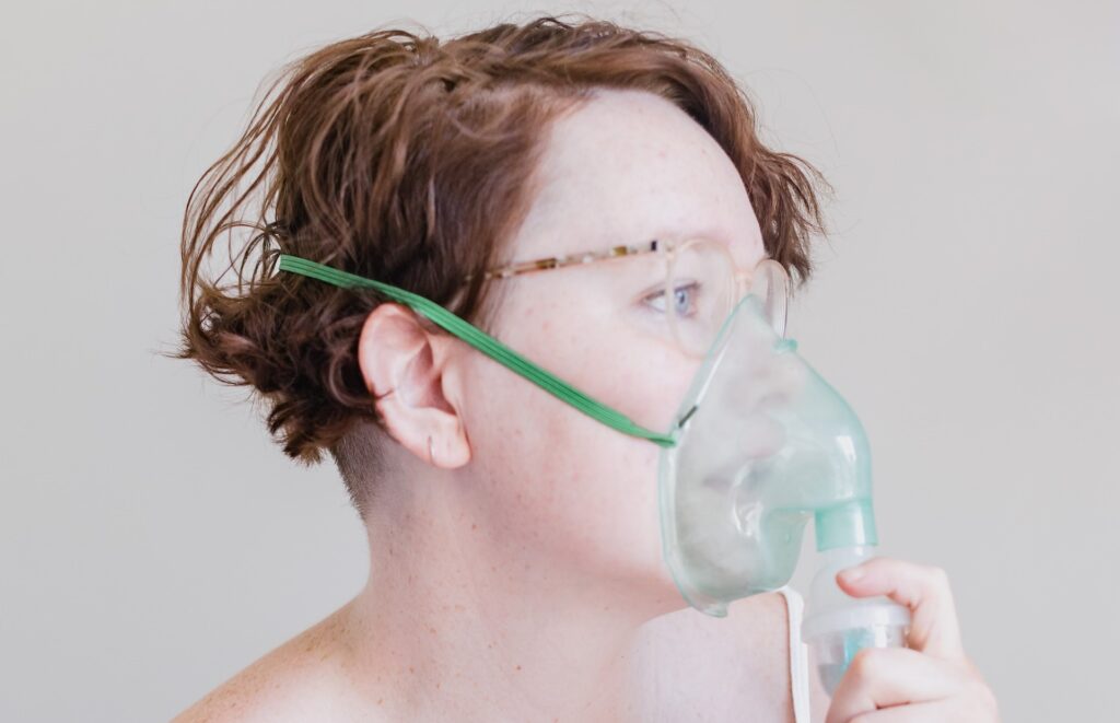A woman uses a nebuliser daily and as a result, has it subsidised via the Essential Medical Equipment Payment